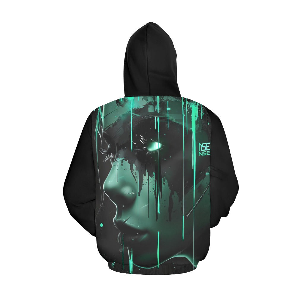 Neon Nexus: CyberSoul Hoodie