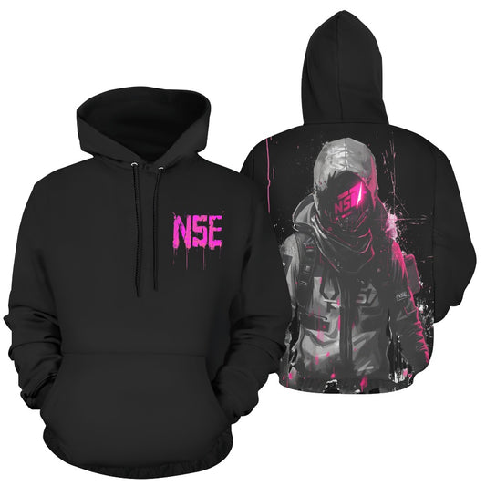 Digital Dystopia: CyberPulse Hoodie