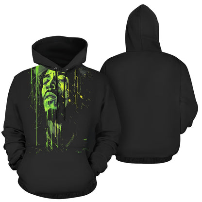 CyberSoul Symphony: Neon Nexus Hoodie