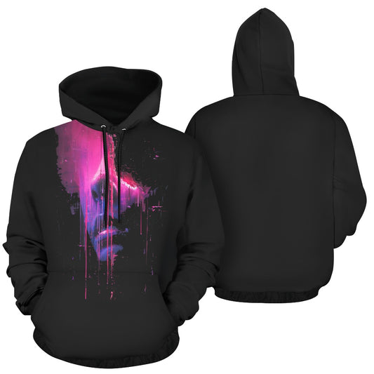 Ethereal Echoes: Cyberpunk Reverie Hoodie