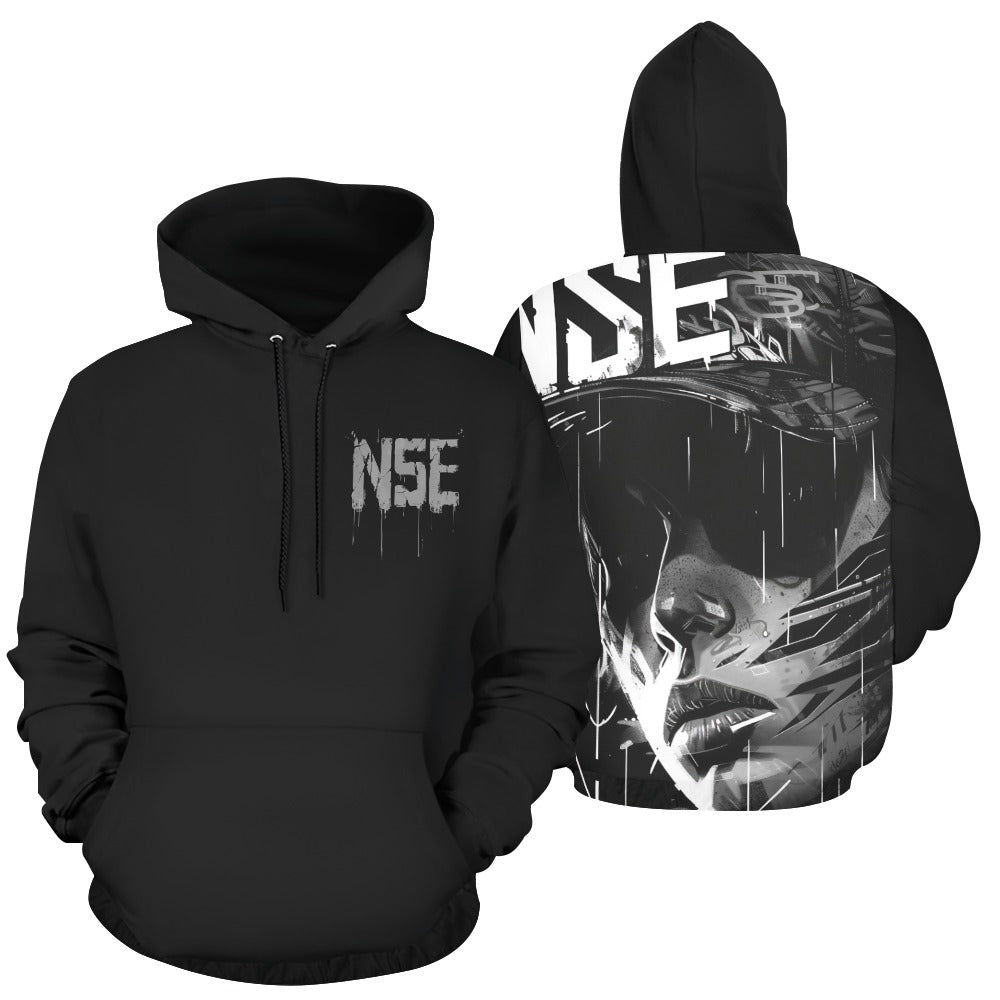 Neon Noir Hoodie: NSE Cyberpunk Edition