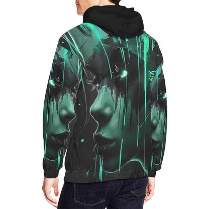 Men's All Over Print Hoodie (USA Size) (Model H13)