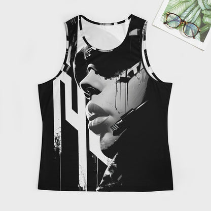 Cyber Chic Tank: NSE Cyberpunk Femme Fatale Edition