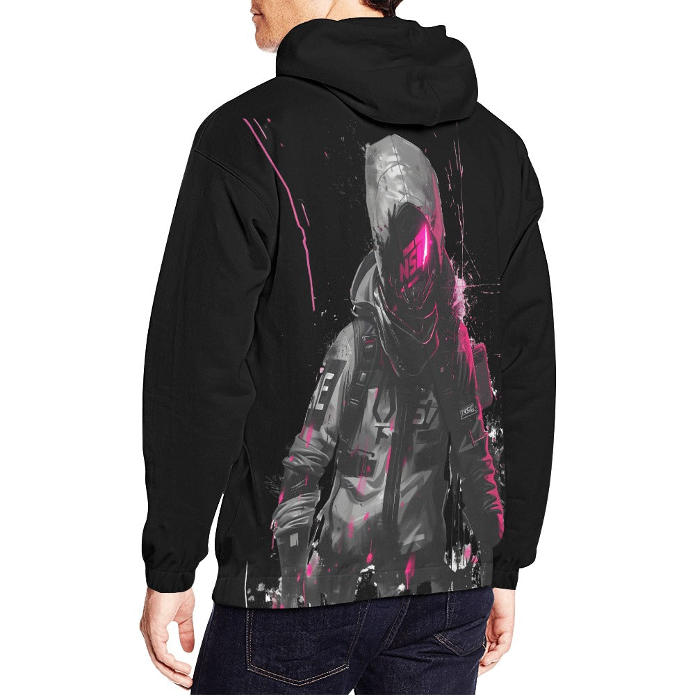 Digital Dystopia: CyberPulse Hoodie