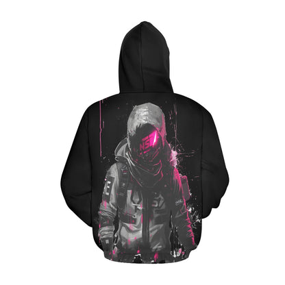 Digital Dystopia: CyberPulse Hoodie