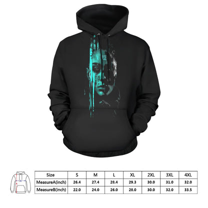 Digital Dreamscape: Cyberpulse Hoodie