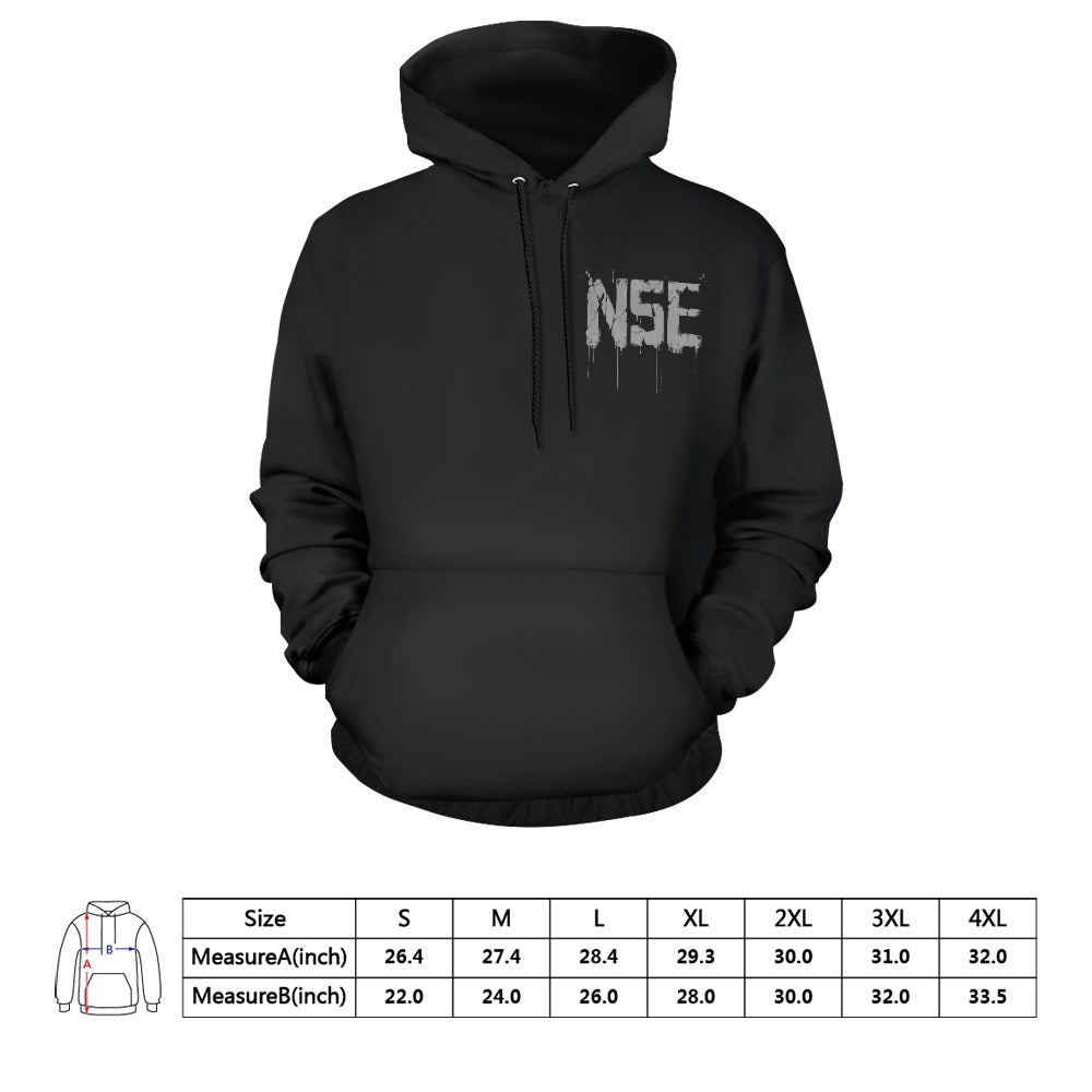 Neon Noir Hoodie: NSE Cyberpunk Edition