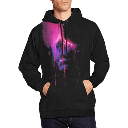 Ethereal Echoes: Cyberpunk Reverie Hoodie